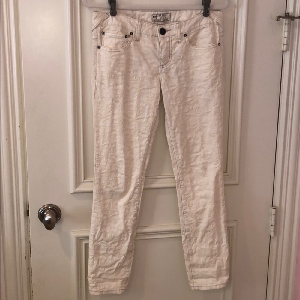 Embroidered Denim Jeans